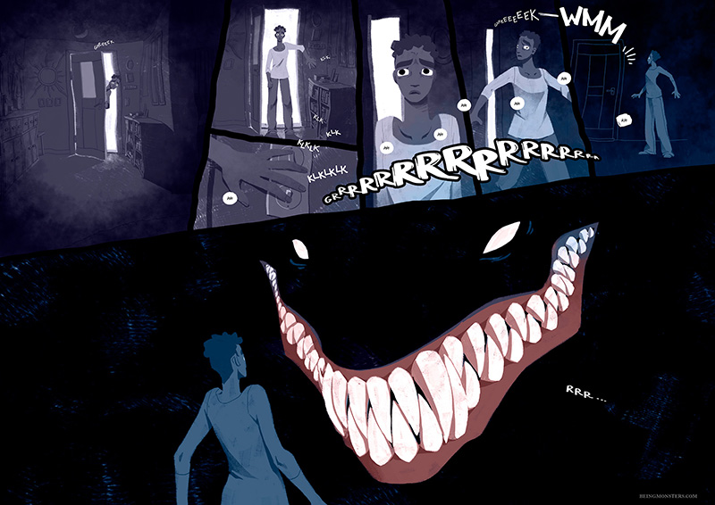 Being Monsters Book 1 Chapter 2 page 32+33 EN