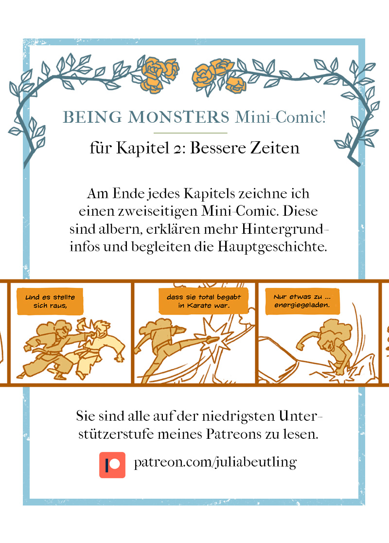 Being Monsters Mini Comic Chapter 2 Announcement