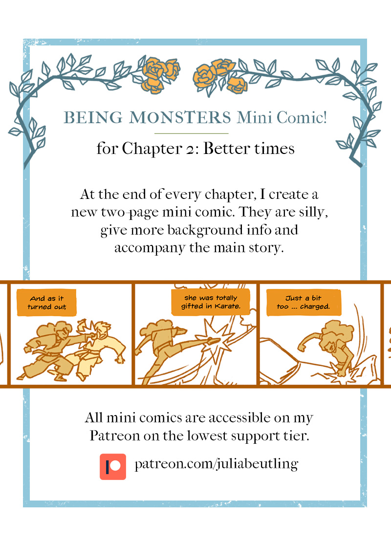 Being Monsters Mini Comic Chapter 2 Announcement